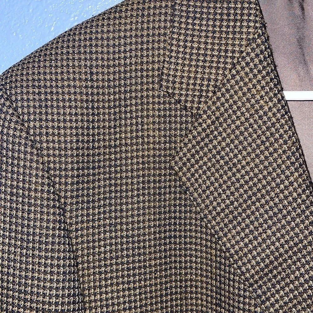 Vintage Givenchy Blazer Mens 44R Brown Wool 3 Button Sport Coat Jacket. K